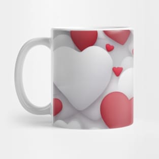 heart pattern Mug